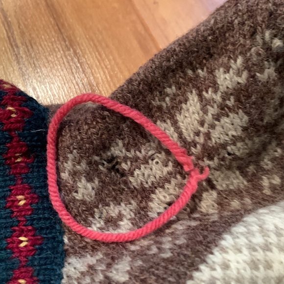 Vintage LL Bean Sweater Pure Wool Needs Repair 1980s LLBean Small S Women - Picture 6 of 13